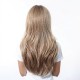 Brown Bangs Layered Texture Medium-Long Wigs | Fashion Realistic Hairpiece