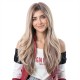 Brown Bangs Layered Texture Medium-Long Wigs | Fashion Realistic Hairpiece
