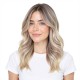 Brown Bangs Layered Texture Medium-Long Wigs | Fashion Realistic Hairpiece
