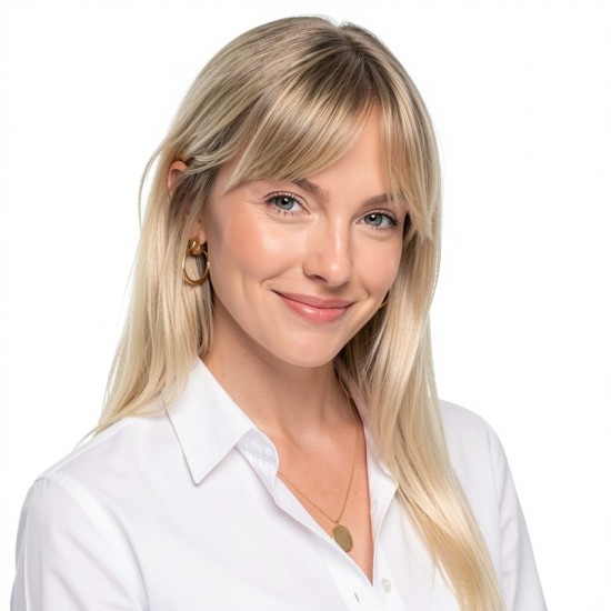Fiber Hairpiece Women's Topper | Long Curly Graduated Side Bangs Volume Add-on
