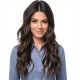 Fiber Hairpiece Women's Topper | Long Curly Graduated Side Bangs Volume Add-on