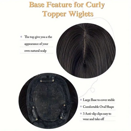 Synthetic Long Wavy Color-Gradient Lace Front Hairpiece for Women - Natural Breathable Volumizing Hair Extension Block
