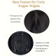 Synthetic Long Wavy Color-Gradient Lace Front Hairpiece for Women - Natural Breathable Volumizing Hair Extension Block