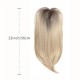 Synthetic Long Wavy Color-Gradient Lace Front Hairpiece for Women - Natural Breathable Volumizing Hair Extension Block