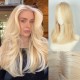 Synthetic Long Wavy Color-Gradient Lace Front Hairpiece for Women - Natural Breathable Volumizing Hair Extension Block