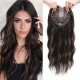 Synthetic Long Wavy Color-Gradient Lace Front Hairpiece for Women - Natural Breathable Volumizing Hair Extension Block