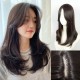 Synthetic Long Wavy Color-Gradient Lace Front Hairpiece for Women - Natural Breathable Volumizing Hair Extension Block