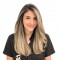 Women's Long Hair Gradient Graduated Bangs Natural Breathable Fibre Hair Extensions Clip-in Topper