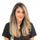 Women's Long Hair Gradient Graduated Bangs Natural Breathable Fibre Hair Extensions Clip-in Topper