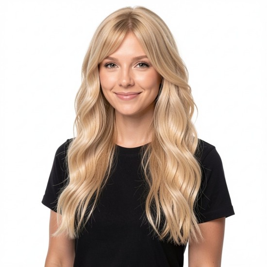 Women's Lace Front Hairpiece | Synthetic Fiber with Natural Water Ripple Texture for Hair Loss Coverage