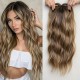 Lace Front Wig Piece for Women, Synthetic Water Wave Texture with Open Net Design