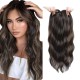 Lace Front Wig Piece for Women, Synthetic Water Wave Texture with Open Net Design