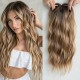 Lace Front Wig Piece for Women, Synthetic Water Wave Texture with Open Net Design