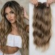 Lace Front Wig Piece for Women, Synthetic Water Wave Texture with Open Net Design