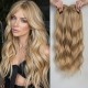 Lace Front Wig Piece for Women, Synthetic Water Wave Texture with Open Net Design