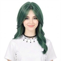Women's Fashion Long Wavy Hair | Layered Slightly Curved Wig