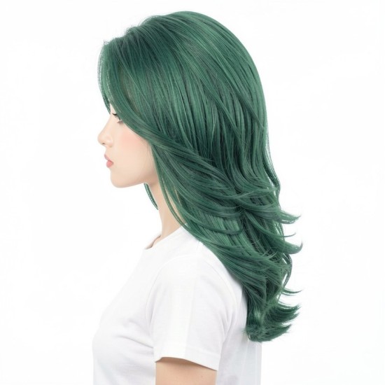 Women's Fashion Long Wavy Hair | Layered Slightly Curved Wig