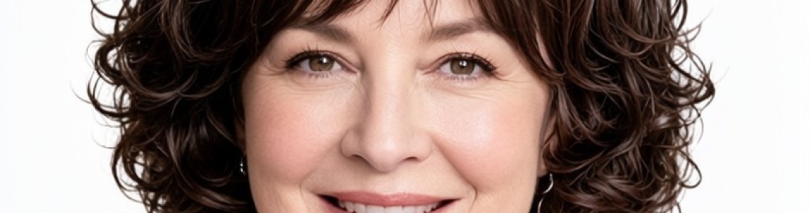 Short Curly Synthetic Wig for a Chic Mom Look