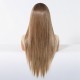 Natural Breathable Lightweight Real Hair Lace Frontal Wig with Middle Part