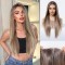 Natural Breathable Lightweight Real Hair Lace Frontal Wig with Middle Part