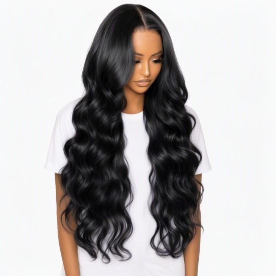 Black Big Wave Curly Hair | Front Lace Wig | Fashion Party Style