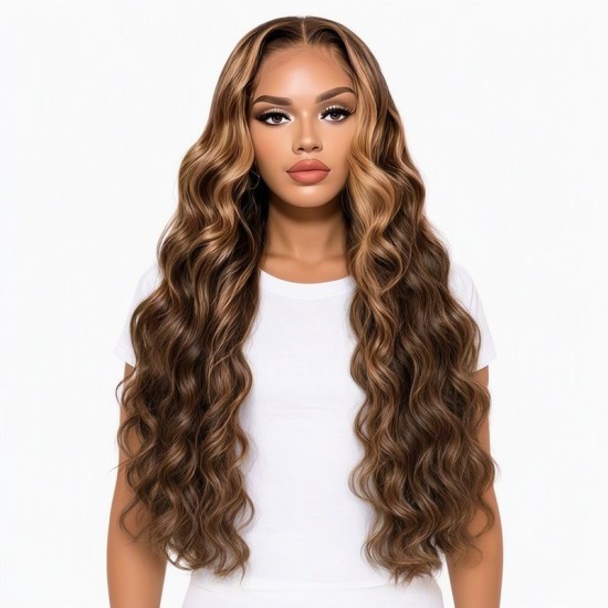 Black Big Wave Curly Hair | Front Lace Wig | Fashion Party Style
