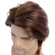 Men's Fashion Mid-Length Synthetic Wig in Brown with Layered Styling