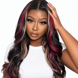 4*1 Lace Synthetic Wig | Body Wave | Multiple Colors Available