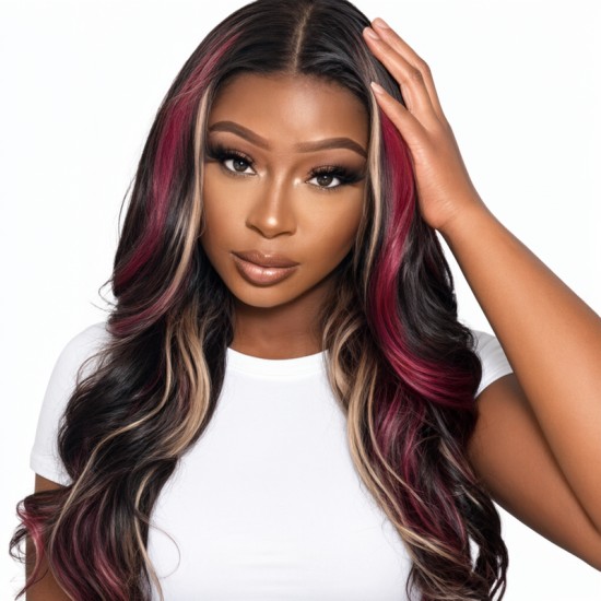 4*1 Lace Synthetic Wig | Body Wave | Multiple Colors Available