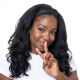 New Ice Silk Long Wavy Hair Extension | Thick Black Tapered Ends | Voluminous Natural Curly Hair Cap