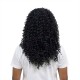 French Long Curly Hair | Spring Curl Bangs Wig Cap