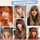 Women's Highlight High Temperature Silk Straight and Wavy Wig Cap