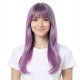 Pink Long Curly Hair with Airy Bangs - Anime Cosplay Wig (Full Wig)