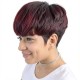 Men's Short Hair Wig | Black Side-Parted Short Hair | For Sports and Performance