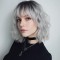 New Hot Sales Synthetic Full Wig with Bangs and Loose Wavy Short Curled Hair for Fashionable Women
