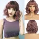 New Hot Sales Synthetic Full Wig with Bangs and Loose Wavy Short Curled Hair for Fashionable Women