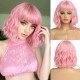 New Hot Sales Synthetic Full Wig with Bangs and Loose Wavy Short Curled Hair for Fashionable Women