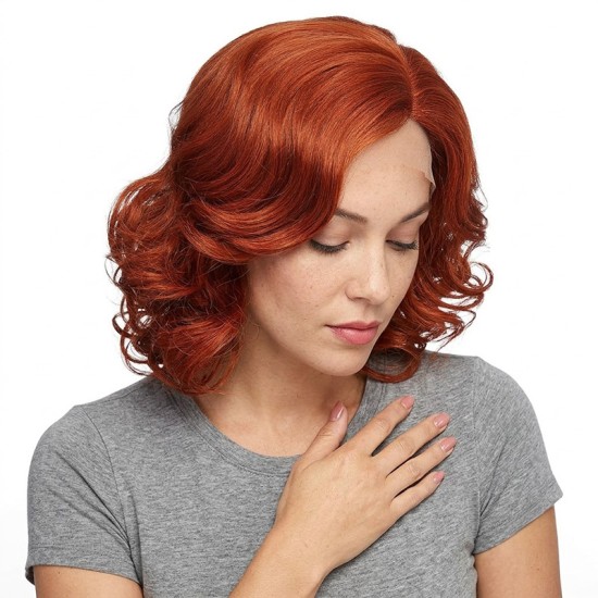 Vintage Short Curly Wig | High-Temperature Silk Realistic Feel | Women's Full Wig