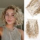 12-inch Synthetic Wefted Wig Piece with Wavy Curl - Lightweight, Breathable, and High-Temperature Resistant