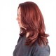 Gold Multi-layered Long Curly Hair | With Curtain Bangs Wig Cap