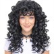 Women's Natural Wavy Perm Short Curly Wig Cap