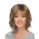 Women's Short Gradient Fashion Synthetic Wig, Voluminous Curly Hairpiece for Fair Skin