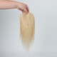 Platinum Top Full-Hand-Knitted Human Hair Sliding Bangs Replacement Piece – Lightweight Breathable Add Volume