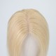 Bangs Frontal Full Hand-Tied Human Hair Topping Platinum Hair System for Hair Loss Lightweight Breathable Hair Thickening Sanch