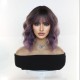 Halloween Women's Hand-Knitted Water Wave Bob Wig Cap for Natural Realistic Look