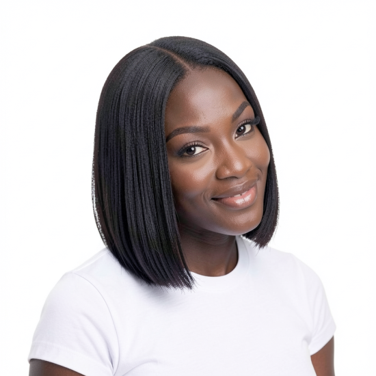 Black Bob Wig | 13x4 Frontal Lace | Women's Short Wig