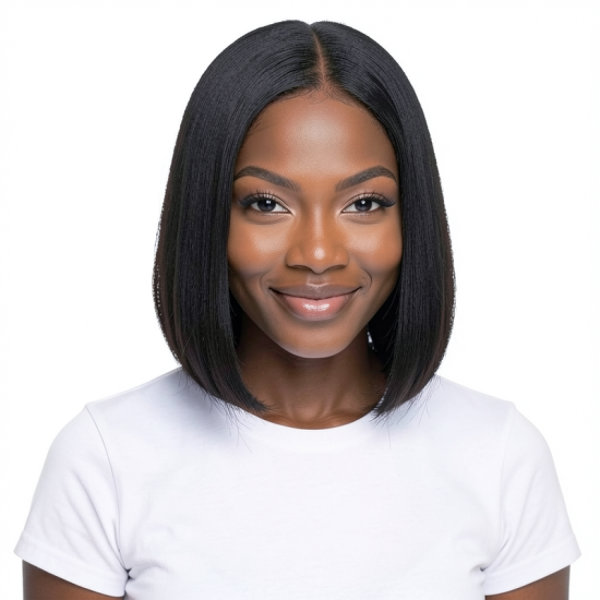 Black Bob Wig | 13x4 Frontal Lace | Women's Short Wig
