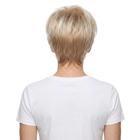 Stylish Men's Short Fluffy Hairpiece | Mechanism Synthetic Fiber Wig for Daily Wear - Universal Fit