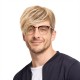 Stylish Men's Short Fluffy Hairpiece | Mechanism Synthetic Fiber Wig for Daily Wear - Universal Fit