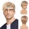 Men's Fashion Synthetic Short Full-Body Wig - Voluminous Mechanically Textured Hairpiece